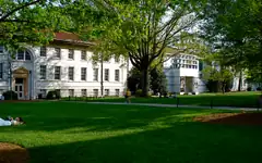 The main quad at Emory University