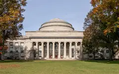 MIT's Great Dome over Killian Court