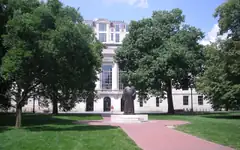 The Oval and Thompson Library at Ohio State