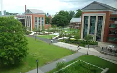 Campus view at the University of Connecticut