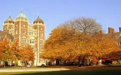 The University of Pennsylvania campus in autumn