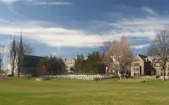Panorama of Villanova University's campus